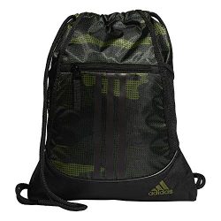 adidas Unisex Alliance II Sackpack, Tech Olive Off The Grid Camo/Black, ONE SIZE